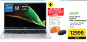 Acer 15.6"(39cm) Aspire 3 Intel Core i7 Laptop  394393-Each