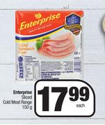 Enterprise Sliced Cold Meat Range-150g Each