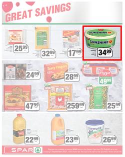SPAR COUNTRY EASTERN CAPE : Here For you (24 August - 5 September 2021) Valid In Amahlathi, Bedford, Buffalo Flats, Cala, Centane, Hankey, Komga, Nemato, Patensie, Peddie, Zastron, Indwe, Kwa-Fetting, page 4