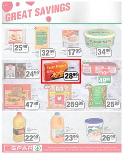 SPAR COUNTRY EASTERN CAPE : Here For you (24 August - 5 September 2021) Valid In Amahlathi, Bedford, Buffalo Flats, Cala, Centane, Hankey, Komga, Nemato, Patensie, Peddie, Zastron, Indwe, Kwa-Fetting, page 4