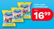 Lekker Candy Coated Jelly Eggs-Each