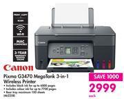 Canon Pixma G3470 MegaTank 3-in-1 Wireless Printer