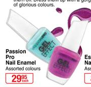 Passion Pro Nail Enamel Assorted Colours-Each