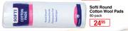 Softi Round Cotton Wool Pads 80 Pack