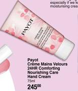 Payot Creme Mains Velours 24HR Comforting Nourishing Care Hand Cream-75ml