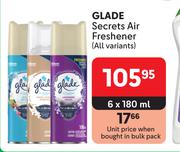 Glade Secrets Air Freshener (All Variants)-6 x 180ml
