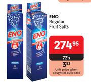 Eno Regular Fruit Salts-72's