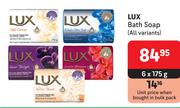 Lux Bath Soap (All Variants)-6 x 175g