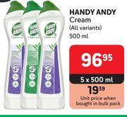 Handy Andy Cream (All Variants)-5 x 500ml 