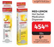 Med-Lemon Hot Sachet Medication Dispenser-72's