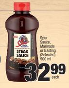 Spur Sauce, Marinade Or Basting (Selected)-500ml Each