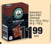 Robertson's Spice Refill(Selected)-64g/80g/84g/89g/100g Each