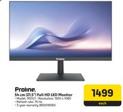 Proline 54cm (21.5") Full HD LED Monitor M21U1
