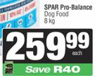 Spar Pro Balance Dog Food-8Kg