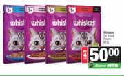 Whiskas Cat Food Pouch-For 4 x 85g