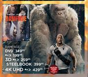 Rampage Movie DVD