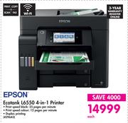 Epson Ecotank L6550 4 In 1 Printer 429643