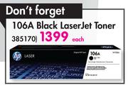 HP 106A Black Laser Jet Toner 385170