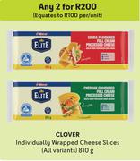 Clover Individually Wrapped Cheese Slices (All Variants)-For Any 2 x 810g