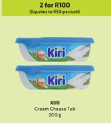 Kiri Cream Cheese Tub-For 2 x 200g