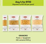 Granoro Pasta Or Spaghetti (All Variants)-For Any 4 x 500g