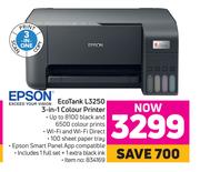 Epson Eco Tank L3250 3 In 1 Colour Printer