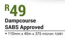 Dampcourse SABS Approved 110mm x 40mm x 375mm Micron