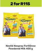 Nestle Nespray Forti Grow Powdered Milk-For 2 x 400g