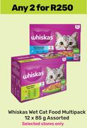 Whiskas Wet Cat Food Multipack Assorted-For Any 2 x 12 x 85g