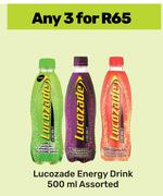 Lucozade Energy Drink Assorted-For Any 3 x 500ml