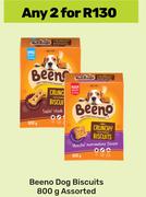 Beeno Dog Biscuits Assorted-For Any 2 x 800g