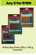 Ol'Roy Dog Treats Assorted-For Any 5 x 100g-120g
