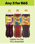 Lipton Ice Tea Assorted-For Any 3 x 1.5L