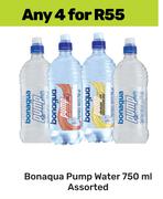 Bonaqua Pump Water Assorted-For Any 4 x 750ml