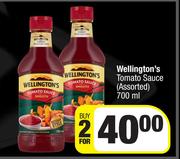 Wellington's Tomato sauce Assorted-For 2 x 700ml