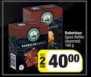 Robertson Spice Refills Assorted-For 2 x 168g