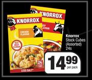 Knorrox Stock Cubes Assorted-24s Per Pack