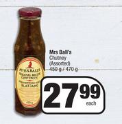 Mrs Ball's Chutney (Assorted)-450g/470g Each