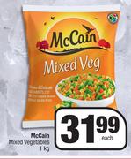 McCain Mixed Vegetables-1Kg Each