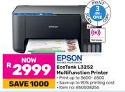 Epson Eco Tank L3252 Multifunction Printer