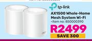 TP-Link AX1500 Whole Home Mesh System WiFi