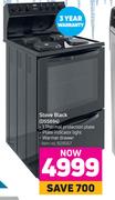 Defy Stove Black DSS694