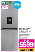 Defy 226L Satin Metallic Fridge DAC449