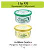 Blossom Canola Margarine Tub (Original Or Lite)-For 2 x 1kg