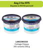 Lancewood Cottage Cheese (All Variants)-For Any 2 x 250g