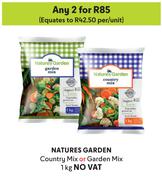 Nature's Garden Country Mix Or Garden Mix-For Any 2 x 1Kg