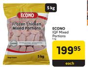 Econo IQF Mixed Portions-5kg 