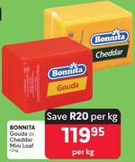 Bonnita Gouda Or Cheddar Mini Loaf (1.2kg)-Per Kg