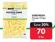Surefresh Frozen Chips-For 2 x 1kg