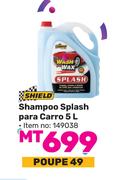 Shield Shampoo Splash para Carro-5Ltr